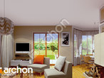 Проект дома ARCHON+ Дом в бархатцах 2 вер.2 дневная зона (визуализация 2 вид 1)