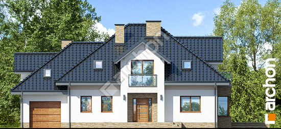 Передній фасад Будинок в каллах 5 (Н)