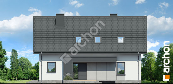 Передний фасад Дом в сорго