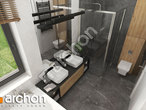 Проект будинку ARCHON+ Будинок в мірабілісах (Г2Е) ВДЕ візуалізація ванни (візуалізація 3 від 4)