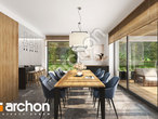 Проект будинку ARCHON+ Будинок в мірабілісах (Г2Е) ВДЕ денна зона (візуалізація 1 від 2)