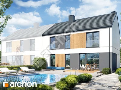 Проект дома ARCHON+ Дом в химонантах 3 (ГБ) 