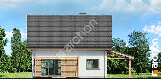 Дворовой фасад Дом в хлорофитуме 17