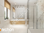 Проект будинку ARCHON+ Будинок в хлорофітумі 17 візуалізація ванни (візуалізація 3 від 2)