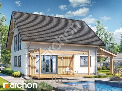 Проект дома ARCHON+ Дом в хлорофитуме 17 