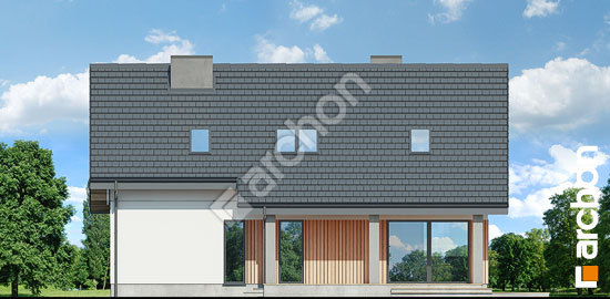 Дворовий фасад Будинок в журавках 11