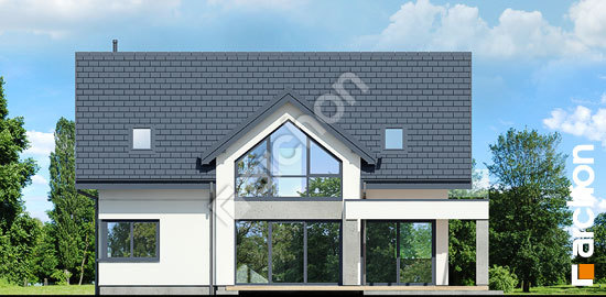 Дворовой фасад Дом в теллимах (Г2Е)