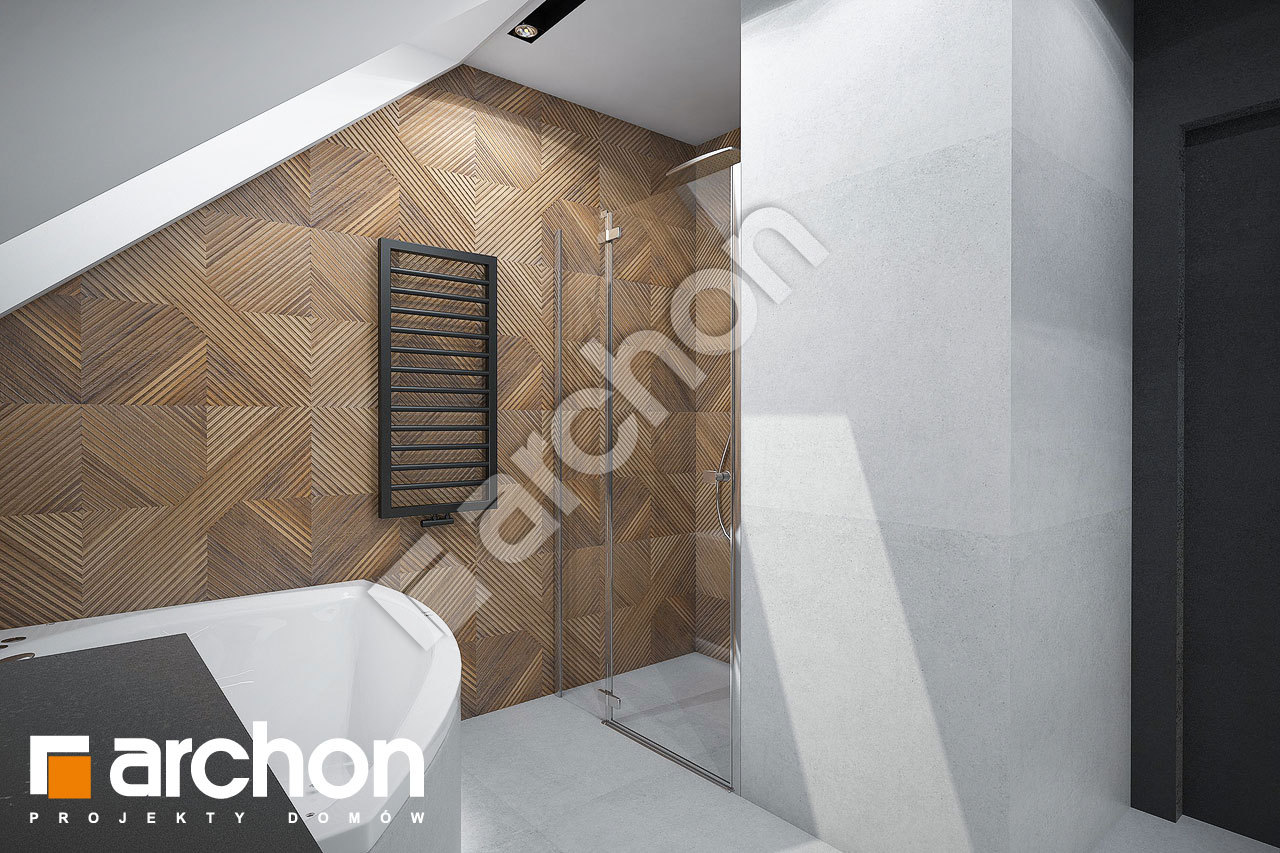 Проект будинку ARCHON+ Будинок в мандевілі візуалізація ванни (візуалізація 3 від 3)