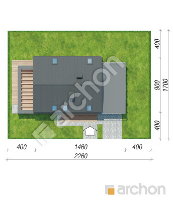 Проект дома ARCHON+ Дом в мандевилле Ситуація