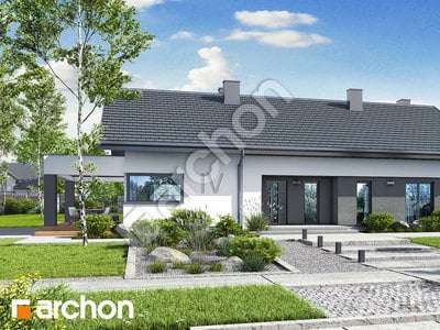 Проект будинку ARCHON+ Будинок в пепероміях 5 (Г2) Вид 2
