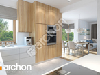 Проект будинку ARCHON+ Будинок в нектаринах (НТ) візуалізація кухні 1 від 1