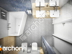 Проект дома ARCHON+ Дом в нектаринах (НТ) визуализация ванной (визуализация 3 вид 4)