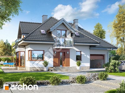 Проєкт будинку ARCHON+ Будинок в нектаринах (НТ)