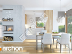 Проект будинку ARCHON+ Будинок в нектаринах (НТ) денна зона (візуалізація 1 від 5)