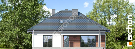 Боковой фасад Дом в сирени 10 (Г2)