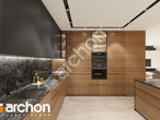 Проект будинку ARCHON+ Будинок в бузку 10 (Г2) візуалізація кухні 1 від 3