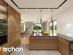 Проект дома ARCHON+ Дом в сирени 10 (Г2) визуализация кухни 1 вид 1