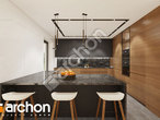 Проект дома ARCHON+ Дом в сирени 10 (Г2) визуализация кухни 1 вид 2