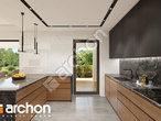 Проект дома ARCHON+ Дом в сирени 10 (Г2) визуализация кухни 1 вид 4