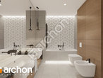 Проект будинку ARCHON+ Будинок в бузку 10 (Г2) візуалізація ванни (візуалізація 3 від 1)