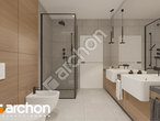 Проект дома ARCHON+ Дом в сирени 10 (Г2) визуализация ванной (визуализация 3 вид 3)