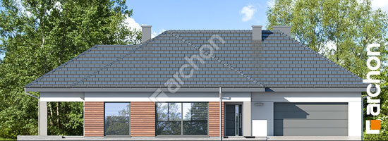 Передний фасад Дом в сирени 10 (Г2)