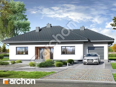 Проект дома ARCHON+ Дом в сантанах (Г) 