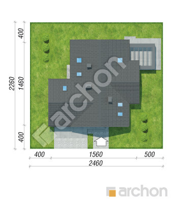 Проєкт будинку ARCHON+ Будинок у феліціях 3 (Г2) Ситуація