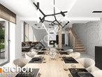Проект будинку ARCHON+ Будинок у феліціях 3 (Г2) денна зона (візуалізація 1 від 2)