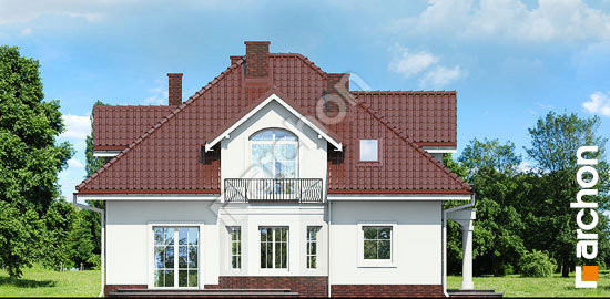 Бочний фасад Будинок в тим'яні вер.3