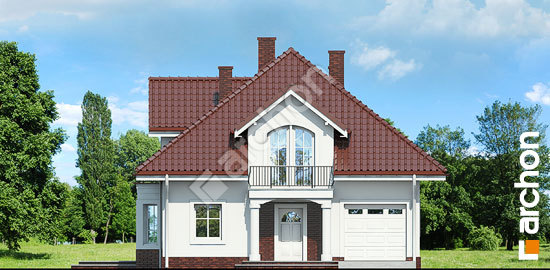 Передний фасад Дом в тимьяне вер.3