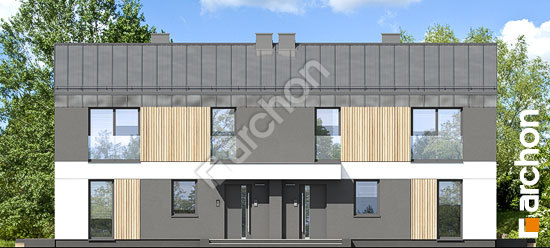 Передній фасад Будинок в еверніях (Р2)