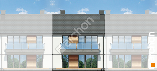 Дворовой фасад Дом в облепихе (Р2С) вер.3