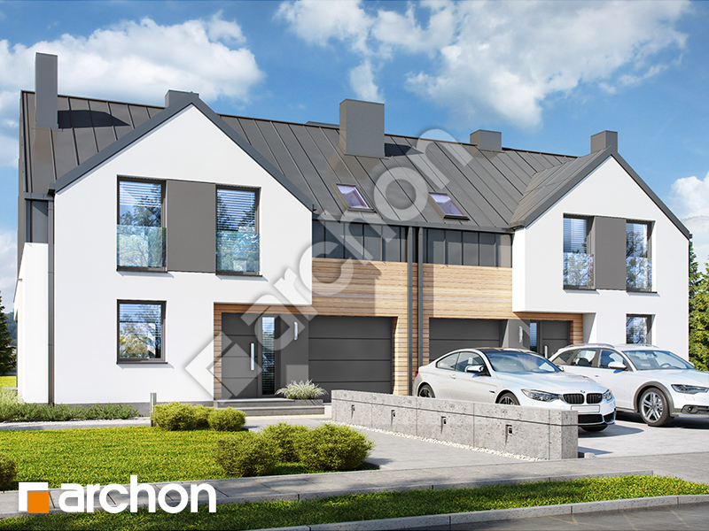 Проєкт будинку ARCHON+ Будинок в гунерах 2 (Р2) вер.2 Вид 1