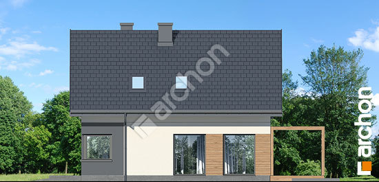 Боковой фасад Дом в малиновках 21 (Г)