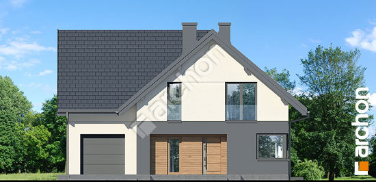 Передній фасад Будинок в малинівці 21 (Г)