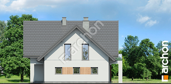 Боковой фасад Дом в аморфах 2 (Г2А)