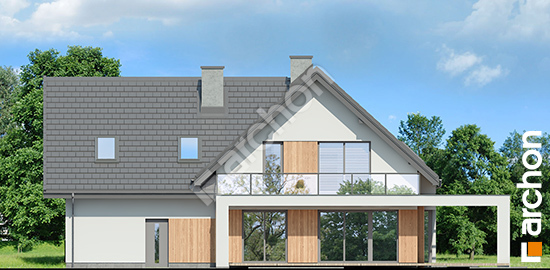 Дворовий фасад Будинок в аморфах 2 (Г2А) 