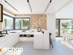 Проект будинку ARCHON+ Будинок в аморфах 2 (Г2А)  візуалізація кухні 1 від 2