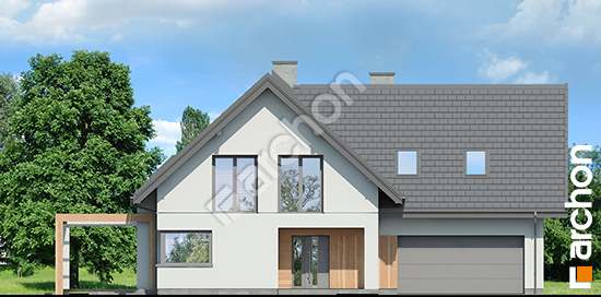 Передний фасад Дом в аморфах 2 (Г2А)