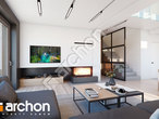 Проект дома ARCHON+ Дом в аморфах 2 (Г2А) дневная зона (визуализация 1 вид 1)