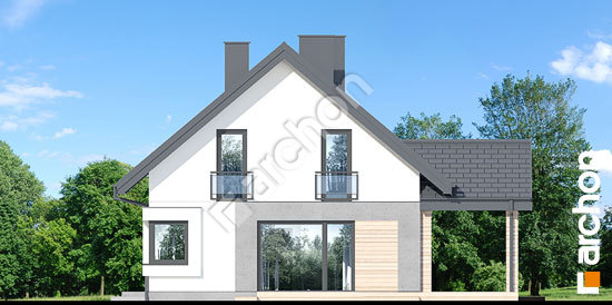 Боковой фасад Дом в малиновках 9 (Г)