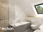 Проект будинку ARCHON+ Будинок в малинівці 9 (Г) візуалізація ванни (візуалізація 3 від 2)