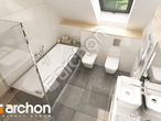 Проект дома ARCHON+ Дом в малиновках 9 (Г) визуализация ванной (визуализация 3 вид 4)