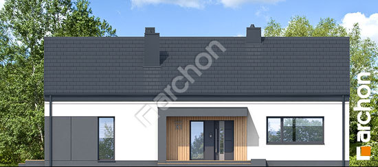 Передний фасад Дом в рудбекиях 2