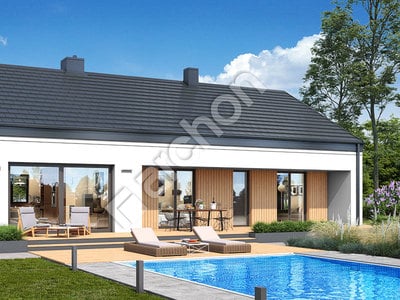 Проєкт будинку ARCHON+ Будинок в рудбекіях 2 