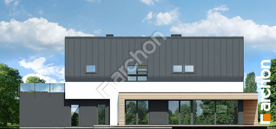 Дворовой фасад Дом в агапантах (Г2)