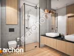 Проект дома ARCHON+ Дом в альвах 4 (Г2) визуализация ванной (визуализация 3 вид 2)