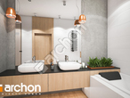 Проект дома ARCHON+ Дом в альвах 4 (Г2) визуализация ванной (визуализация 3 вид 3)