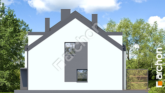 Бочний фасад Будинок в рівіях 18 (Б) вер.2